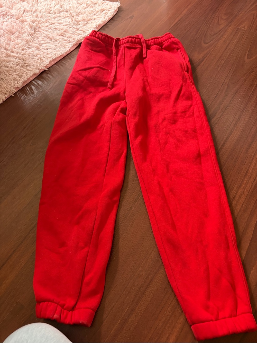 Red Jogger Sweatpants